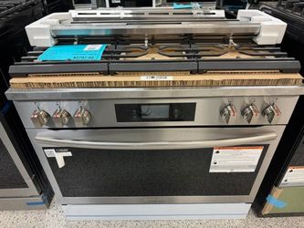 36” inch Duel Fuel Stove W/Air Fry Convection