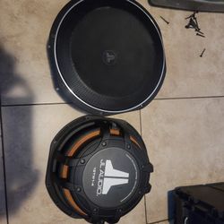 2 JL Audio TW1-4ohm Subwoofer Thin Edition 