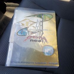 Vintage Pokémon Japanese Neo Set of 9 Cards  Folder (Mint).