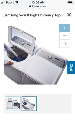 Samsung washer and dryer set. Brand new still in factory box
