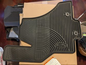 Brand New 2-piece All Weather Floor Mats 2011-2015 E-Series Van, Part # BC2Z-1613086-CB