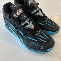Puma Lamelo Ball Blue Basketball Shoes Brand New Size 10
