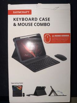 RAYMCRAFT  KEYBOARD CASE & MOUSE COMBO