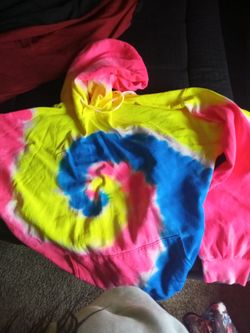 Tye dye sweater hoodie