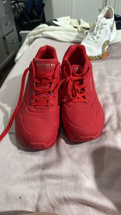 Skechers Red Sneakers Size 8