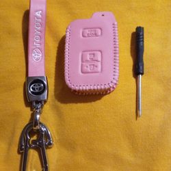 Toyota Key Ring With Key Fob Case