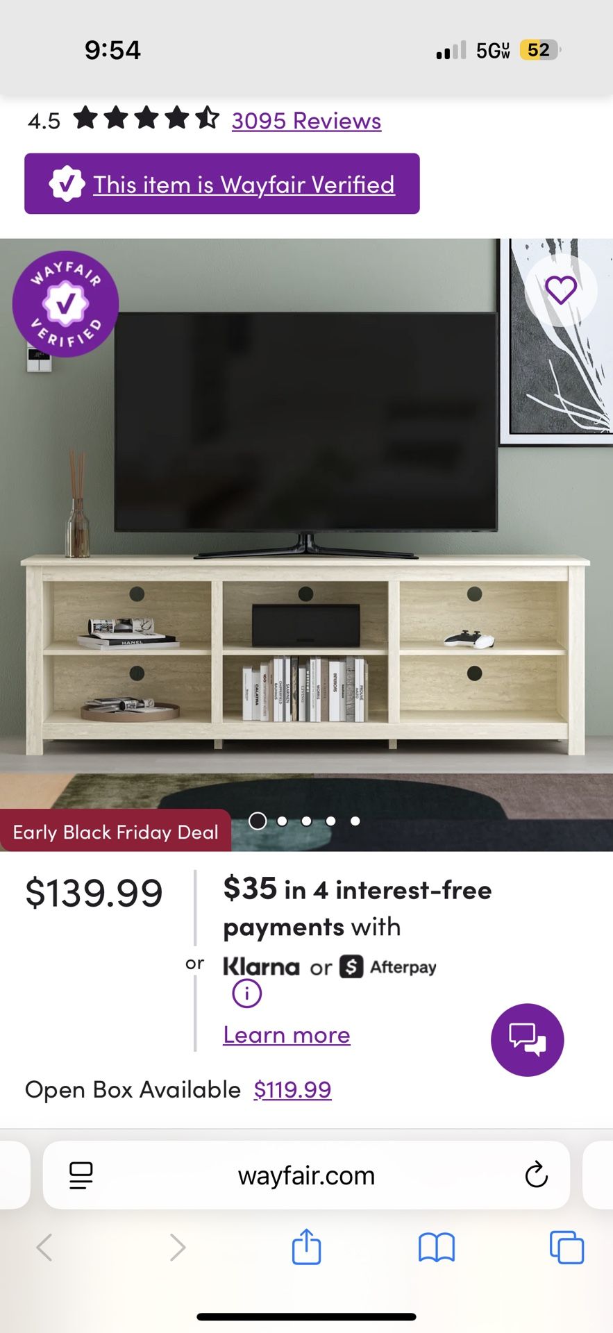 tv Stand Fits 75 Inch Tv