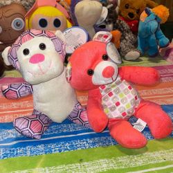 Animal Pals Special.   A Twofer.  NWT SOFT  PLUSH PAIR. 12” & 11”.  