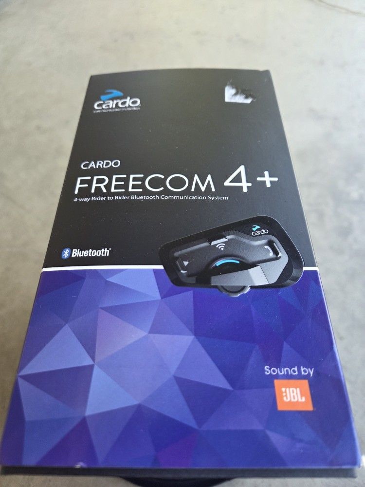 Cardo FREECOM 4+ Motorcycle Bluetooth – New/Open Box – $170 OBO