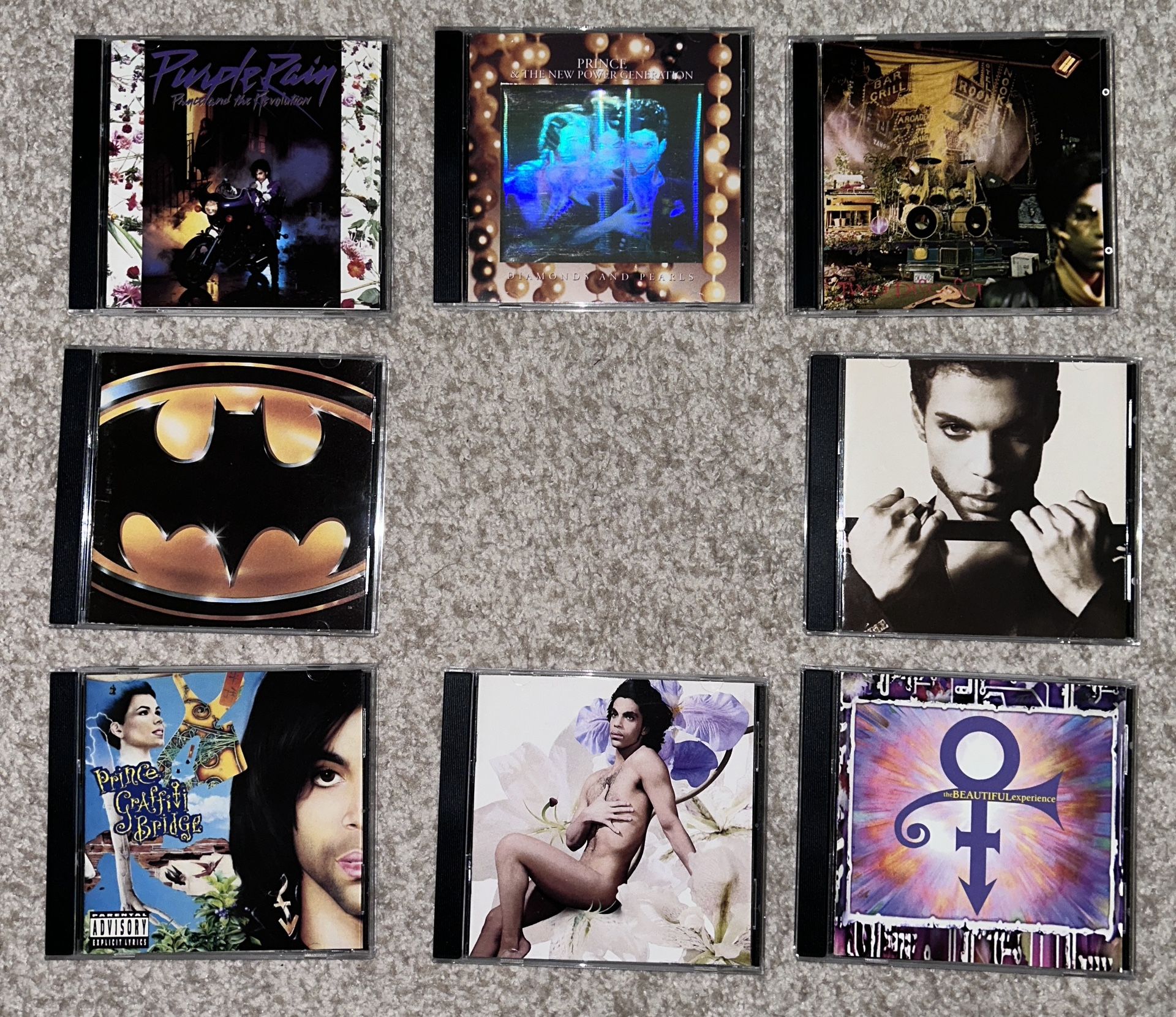 Prince / Prince & NPG, 8 Music CD’s