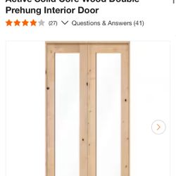 48” Clear Interior Door 