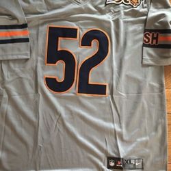Chicago Bears Silver Mack jersey