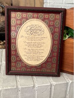 Amazing Grace Framed Art