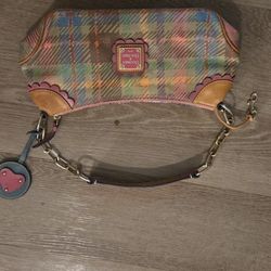 vintage Dooney & Bourke plaid mini shoulder bag