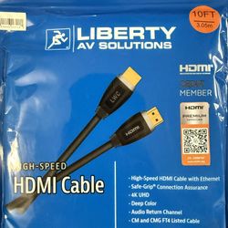 Liberty AV Solutions High-Speed HDMI Cable 10ft