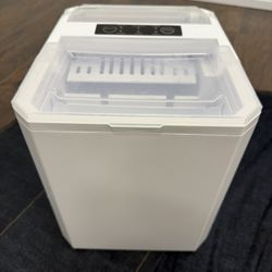 Ice Maker Countertop 26 lbs/24H 9 Ice Cubes Ready in 6-8 Minutes Small & Large Ice Cubes White
