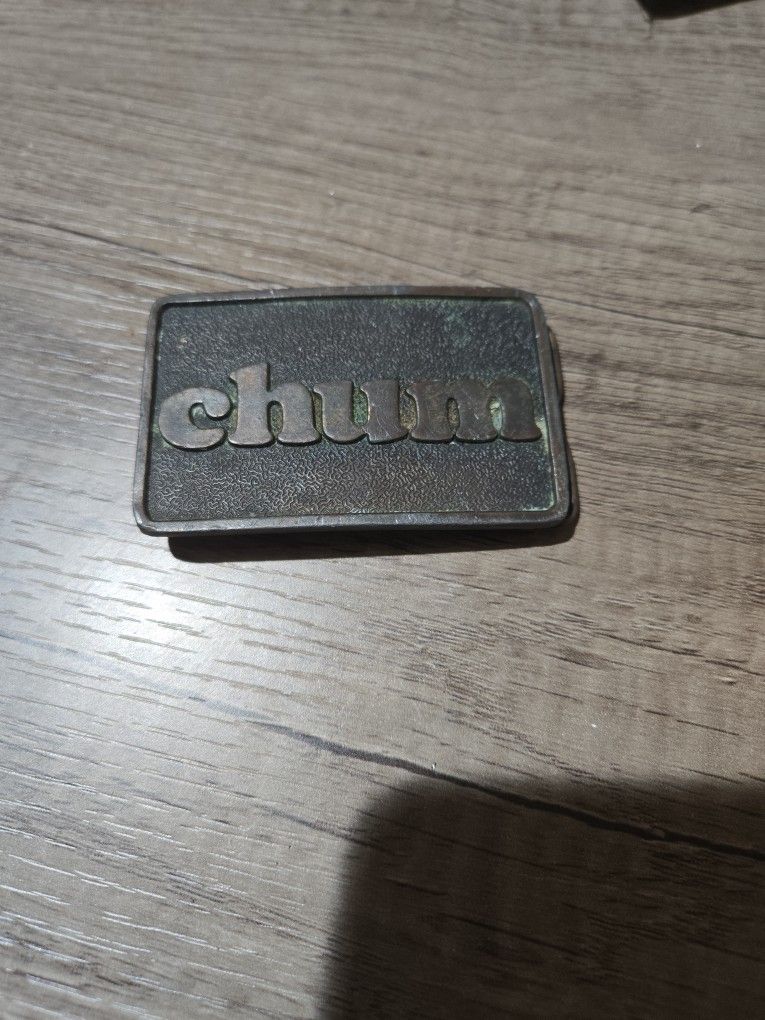 1977 CHUM FM RADIO STATION TORONTO BELT BUCKLE JIMM WATSON VINTAGE CANADA 104.5