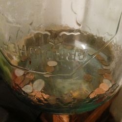 Glass Arrowhead Bottle And Crate