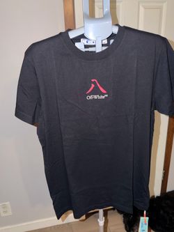 Off white red splatter tee