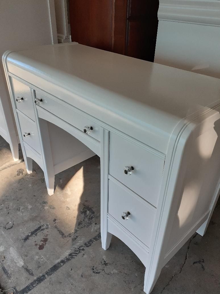 Stunning Refurbished Antique Waterfall Vanity