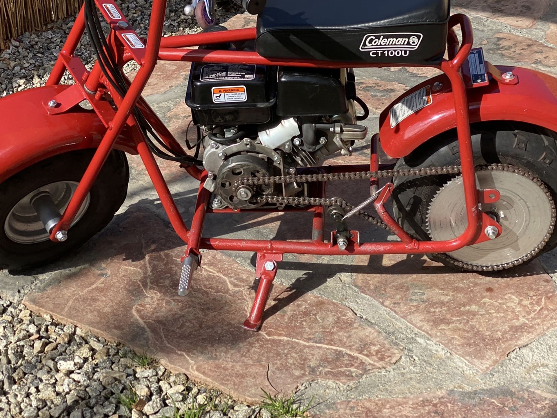 Coleman , CT100U , Red, Mini Bike