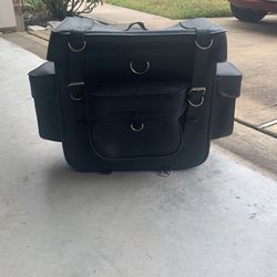 Custom Bilt Motorcycle Saddle Bag