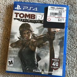 PS4 Tomb Raider Pre-owned