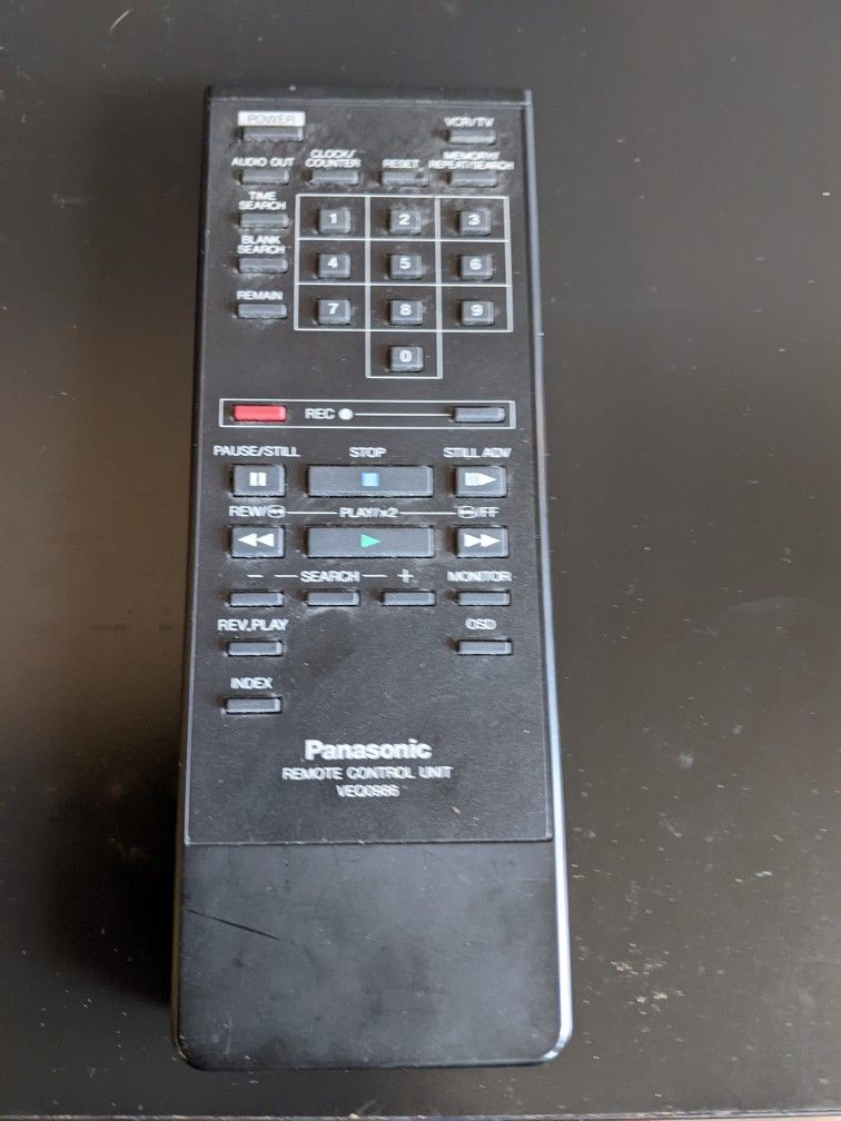 Panasonic VEQ0986 Factory Original VCR Remote