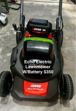 Echo Self Propelled Lawn Mower with Battery