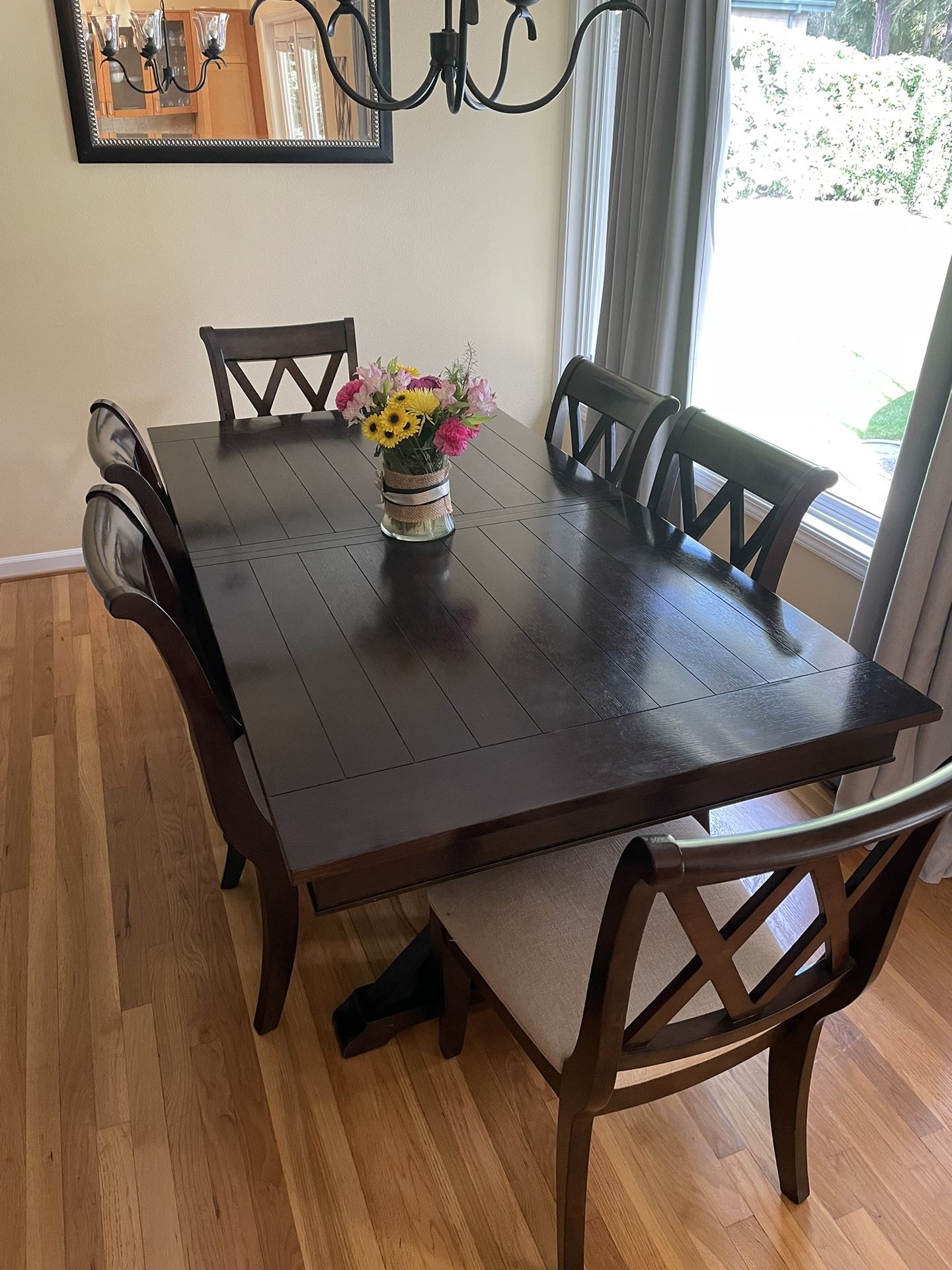 Macy’s Baker Street Dining Set with Leaf