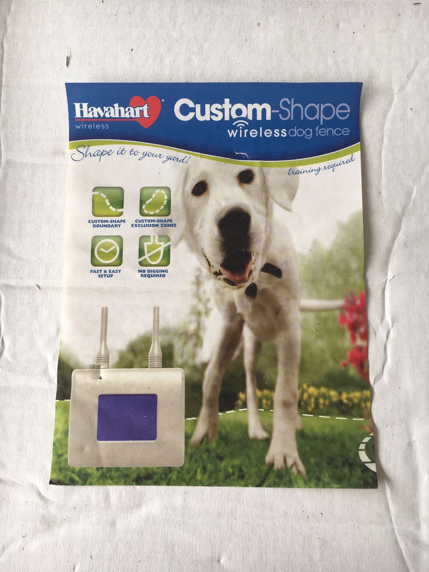 Havahart custom shape top wireless dog fence