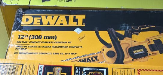 Dewalt 20 volt XR cordless chainsaw $200  no battery