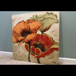 Beautiful Floral Canvas Art – Large, Vibrant, Ready to Hang