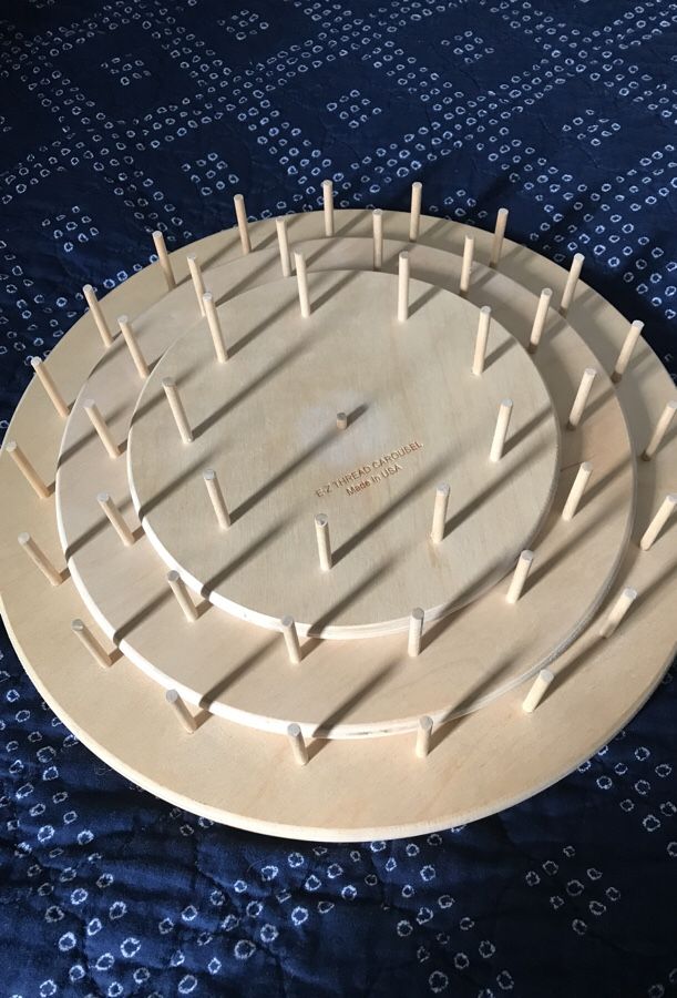 Sewing spools E-z thread carousel