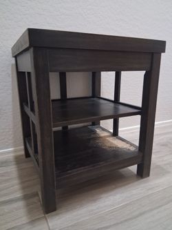 Heavy solid wood table