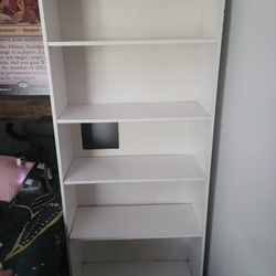 White Bookshelf