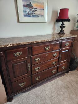 Dresser and Nightstand Set