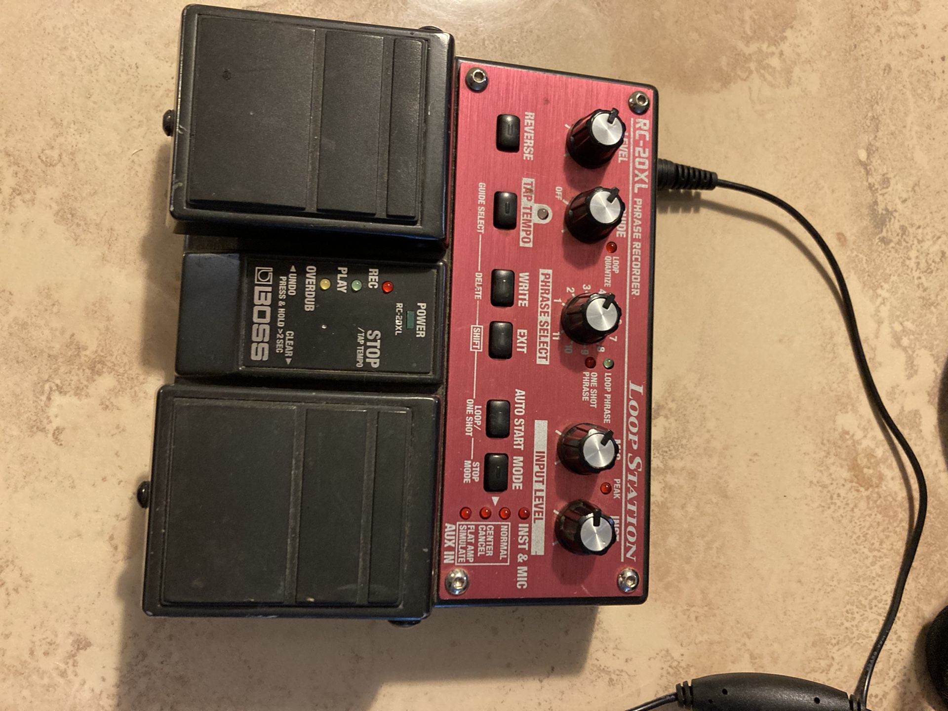 Boss RC-20XL FHRASE RECORDER LOOP STATION