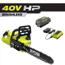 Ryobi 40v 14"  HP  Full  Cordless Chainsaw