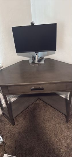 Dark Gray Computer Desk