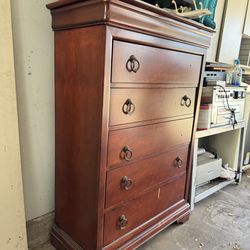 Solid Wood Furniture Bundle – Dresser + Bar Cabinet