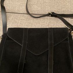 New Violetta Suede Messenger Bag