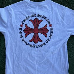 Chrome Hearts T Shirt White/Red Small