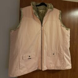 Dennis Basso Reversible Faux Fur Vest 3XL