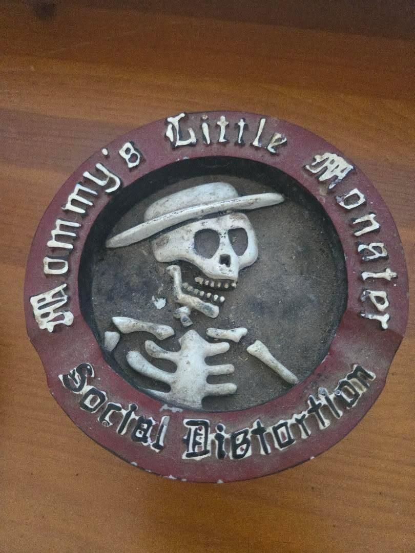 Mommy’s Little Monster Social Distortion Ash Tray Wall Hanging