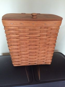 Longaberger Mail Bin with protector