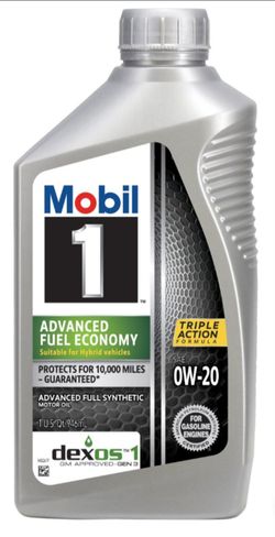 Mobil 1 full-synthetic motor oil 0W-20 (6x)