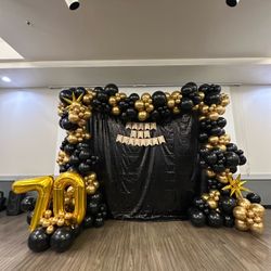Black Sequin Backdrop curtain