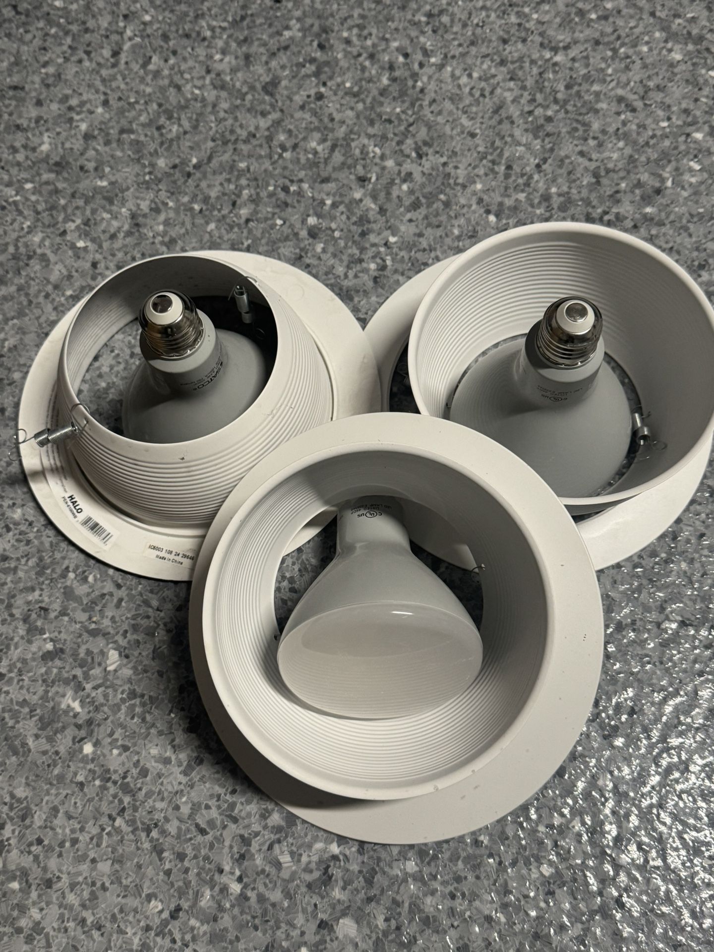 6 In Recessed Downlight Tapered Baffle Tr