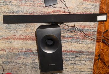 Samsung Soundbar and Subwoofer System